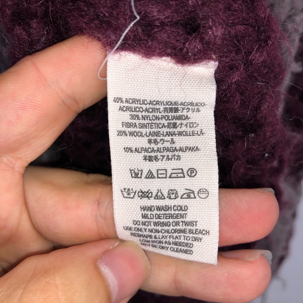 FREE PEOPLE MONACO OPEN KNIT SWEATER (small) - Picture 5 of 5